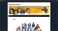 Desktop Screenshot of healingournation.com